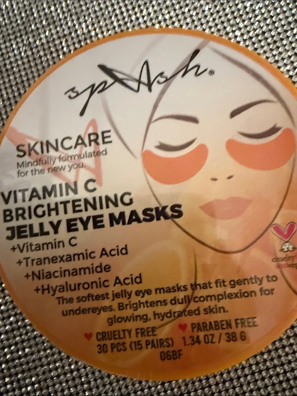 ❣️5/$25❣️Splash Vitamin C Brightening Jelly Eye Masks —